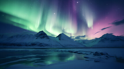 Fototapeta premium Aurora boreal