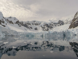 Mirror Antarctica Landscape