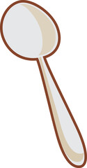 Spoon icon isolated illustration