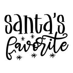 Santa's Favorite Svg