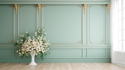 Enchanted Green Reverie Wedding Background