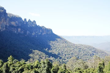 Papier Peint photo Trois sœurs Blue Mountains National Park in Australia - オーストラリア ブルーマウンテン 国立公園