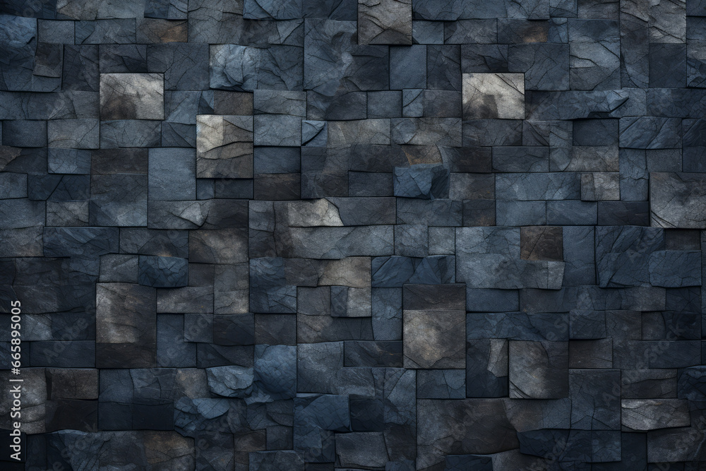 Canvas Prints nihonium stone grid texture