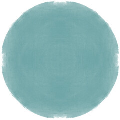 Green Fabric Texture Brushstroke Overlay Circle