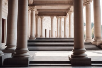 columns in the palace of justice