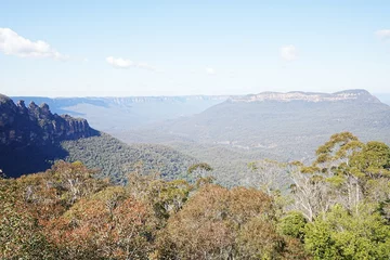 Cercles muraux Trois sœurs Blue Mountains National Park in Australia - オーストラリア ブルーマウンテン 国立公園