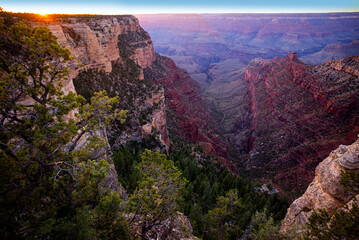 Canyon rock landscape. Monument valley. Panoramic view. Canyon National Park.