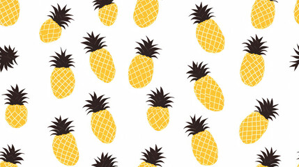 Small Pineapple,  pattern banner wallpaper