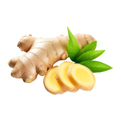ginger root isolated on transparent background Remove png, Clipping Path