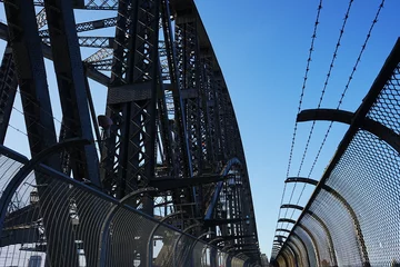 Tissu par mètre Sydney Harbour Bridge Sydney Harbour Bridge in Sydney, Australia - オーストリア シドニー ハーバーブリッジ