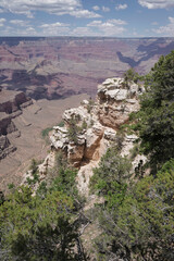 Red rock of the canyon. Arizona and Utah desert.