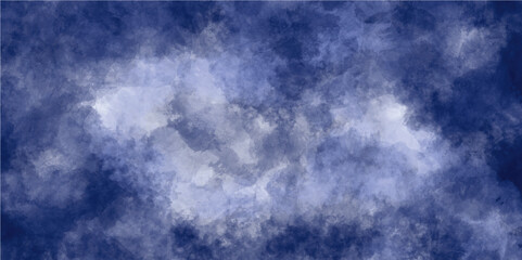 Abstract blue watercolor for background .Abstract art blue paint background