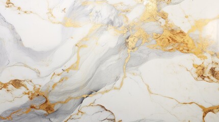 White, grey and gold marble texture wallpaper, artistic stone background