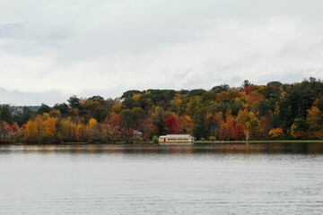Fototapeta na wymiar New England fall foliage