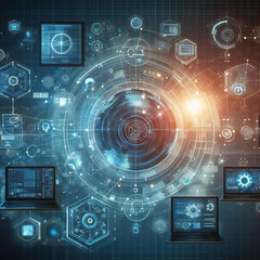 System development in digital ai technological network connection