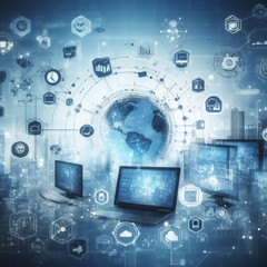 System development in digital ai technological network connection