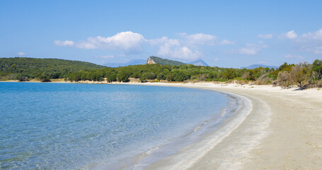 Beautiful beach- travel, vacation, tour tourism in Greece