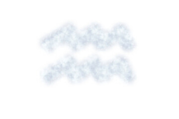 Digital png illustration of white abstract shape on transparent background