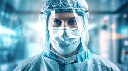 Doctor in room lab laboratory doing research, making scientific experiments.