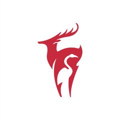 The deer logo is combined with a bird