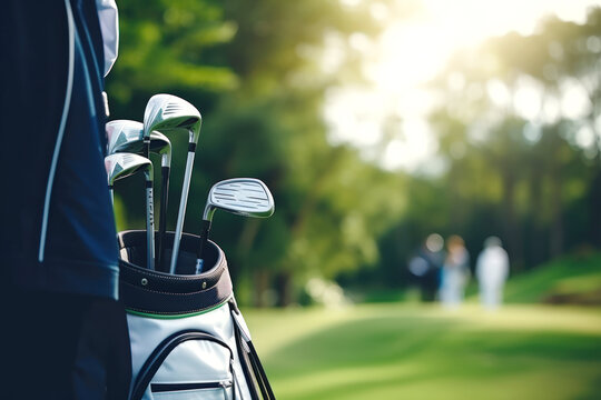 golf club and golf bag