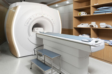 MRI - Magnetic resonance imaging scan device in Hospital.