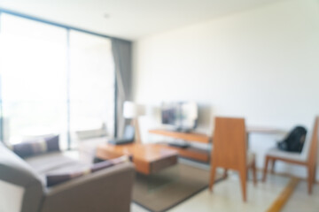 abstract blur living room for background