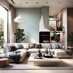 Modern luxury room interior design