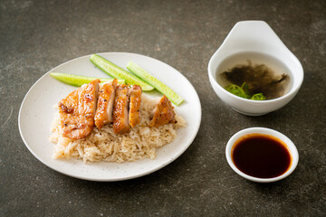 Grilled Chicken with Steamed Rice