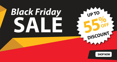 Black -Friday-banner-poster, mockup -design for promotional business -vector-illustration