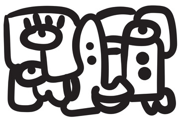 illustration of a face that draws you into its mysterious world.