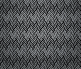 Abstract geometric pattern with stripes, lines. Seamless vector background. Gray and black ornament. Simple lattice graphic design