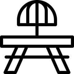table vector design icon . Svg