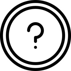 question mark vector design icon . Svg