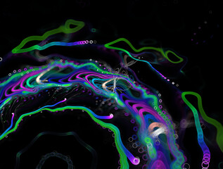 Imaginatory fractal abstract background Image