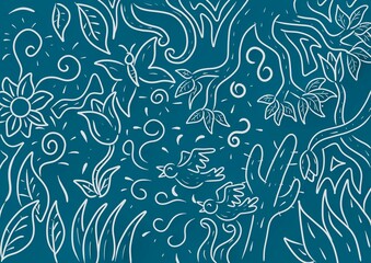 pattern with flowers