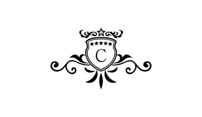 Luxury wedding logo C