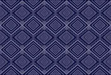 Vintage art pattern detail local Thai North-East old fashion. fabric silk , backgrounds, textures, square, geometry, lines, graphic, element, elegant, decorative, decor, beauty, backgrounds, luxury.