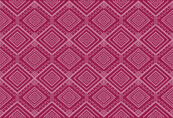 Vintage art pattern detail local Thai North-East old fashion. fabric silk , backgrounds, textures, square, geometry, lines, graphic, element, elegant, decorative, decor, beauty, backgrounds, luxury.