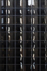 Detail of highrise architecture in downtown Chicago.