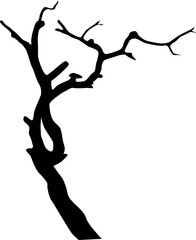 Halloween Tree Silhouette