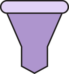 Funnel Icon Illustration
