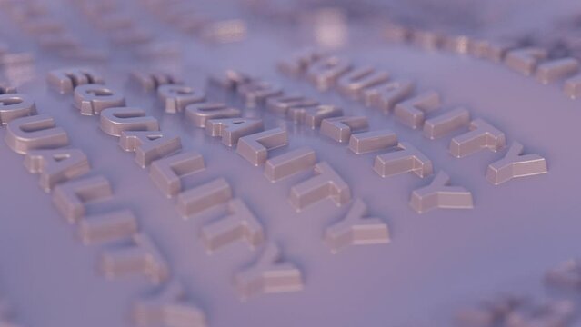 Equality Text in 3d purple Waves
