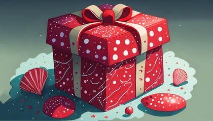 red gift box