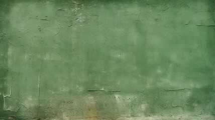 Texture of a Green Grunge Wall