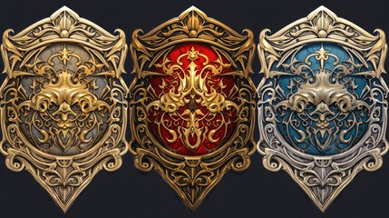 Fantasy banner for online gaming