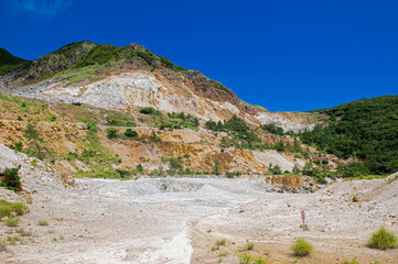 塚原温泉・伽藍岳噴火口
