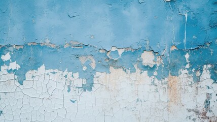 Texture of old blue wall