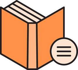 Book and Menu Icon

