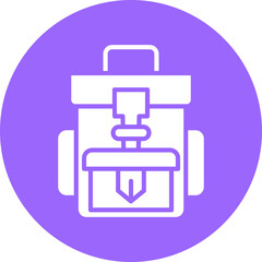 Vector Design Backpack Icon Style
